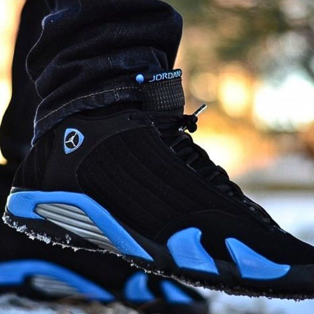 On-foot of the Air Jordan 14