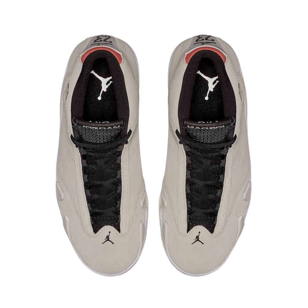 Top-down view of the Air Jordan 14
