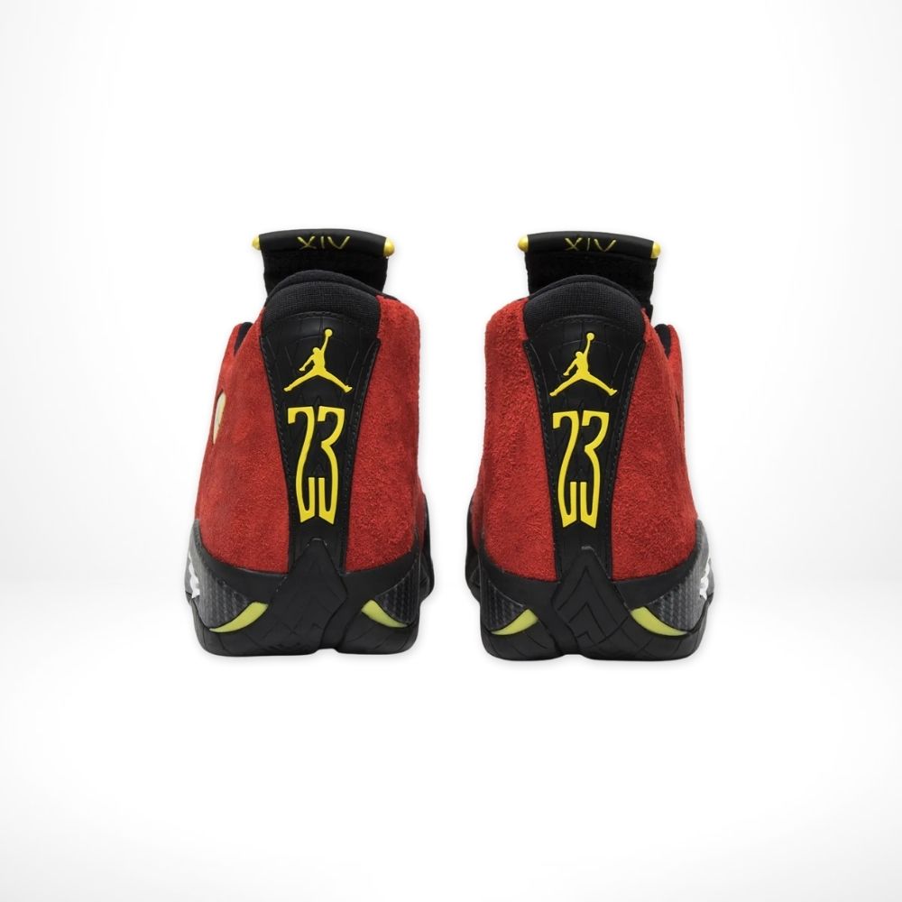 Rear view of Air Jordan 14