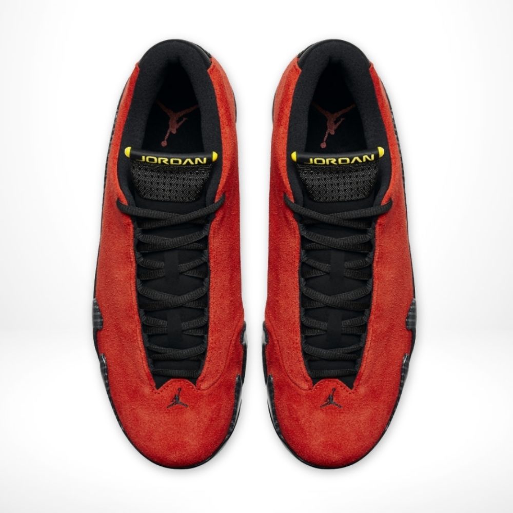 Top view of Air Jordan 14