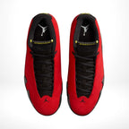 Top-down view of the Air Jordan 14