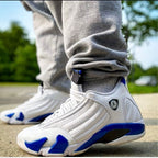 Real lifestyle image of Air Jordan 14