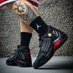 Real lifestyle image of Air Jordan 14