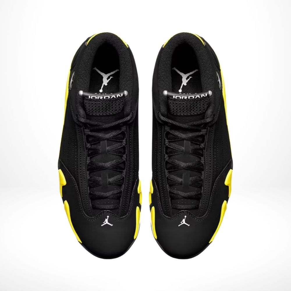 Top-down view of the Air Jordan 14