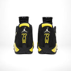 Rear view of the Air Jordan 14