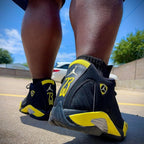 On-foot of the Air Jordan 14