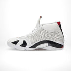 Medial side view of the Air Jordan 14