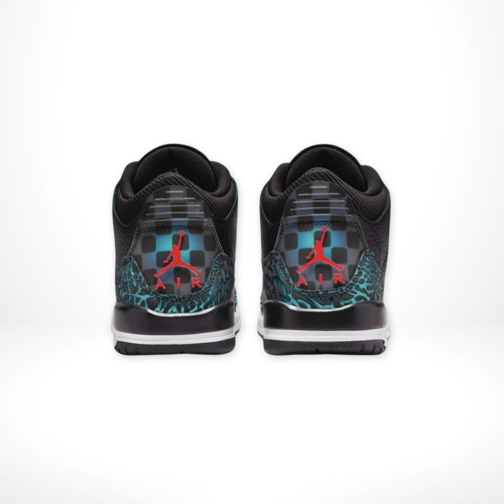 Rear view of Air Jordan 3