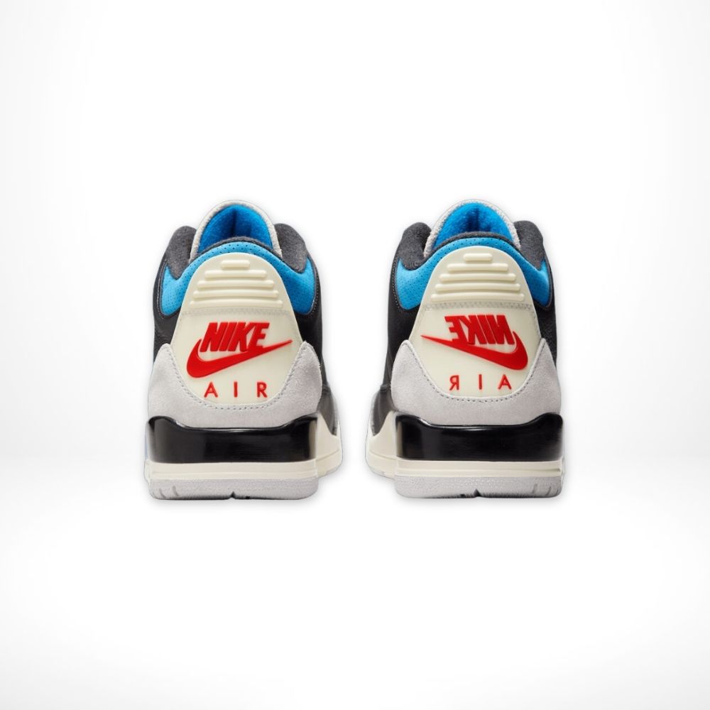 Rear view of Air Jordan 3