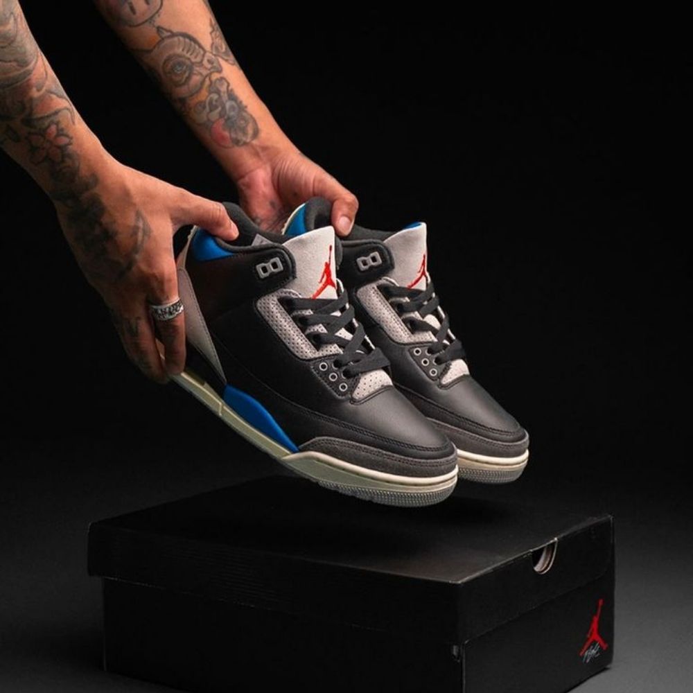 Real lifestyle image of Air Jordan 3