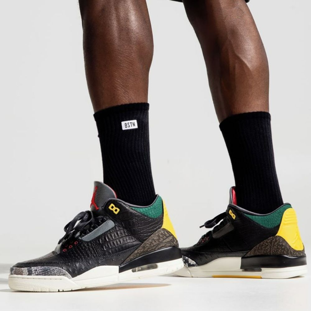 On-foot of the Air Jordan 3