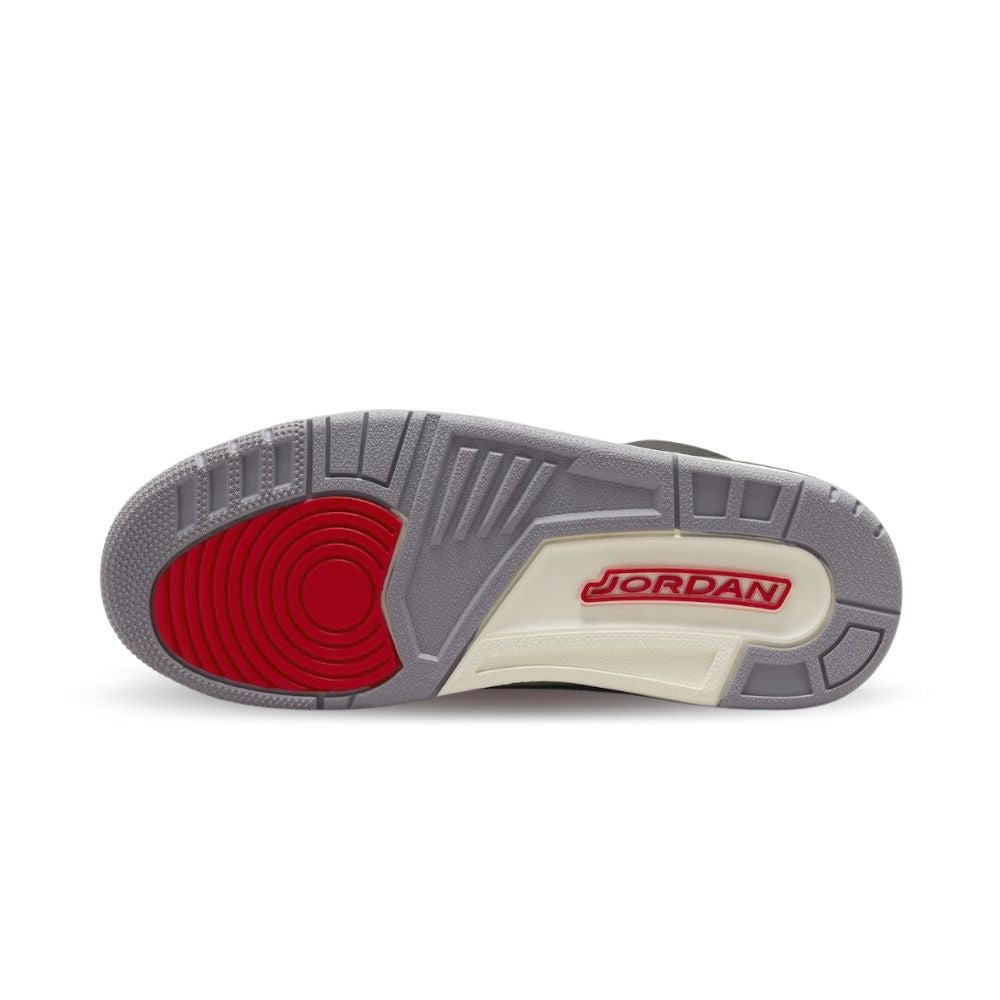 Bottom view of the Air Jordan 3