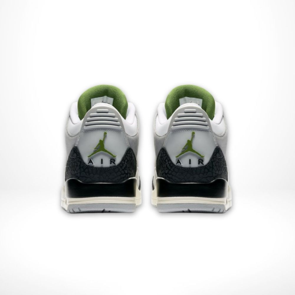 Rear view of Air Jordan 3
