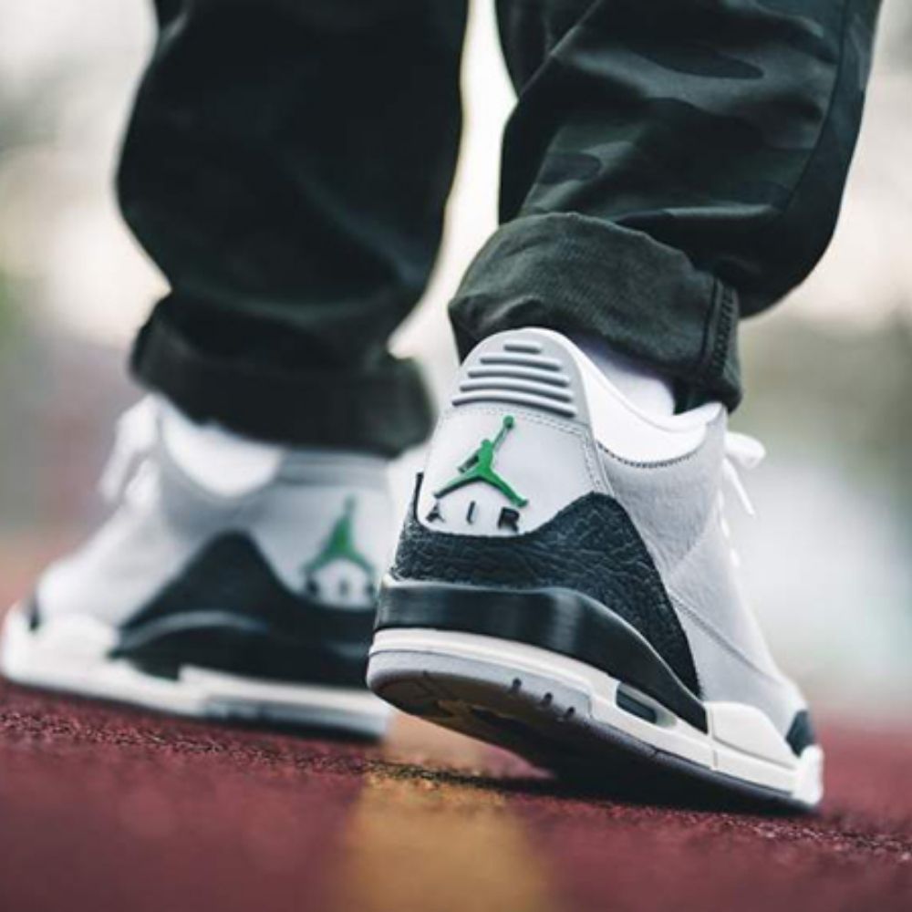 Real lifestyle image of Air Jordan 3