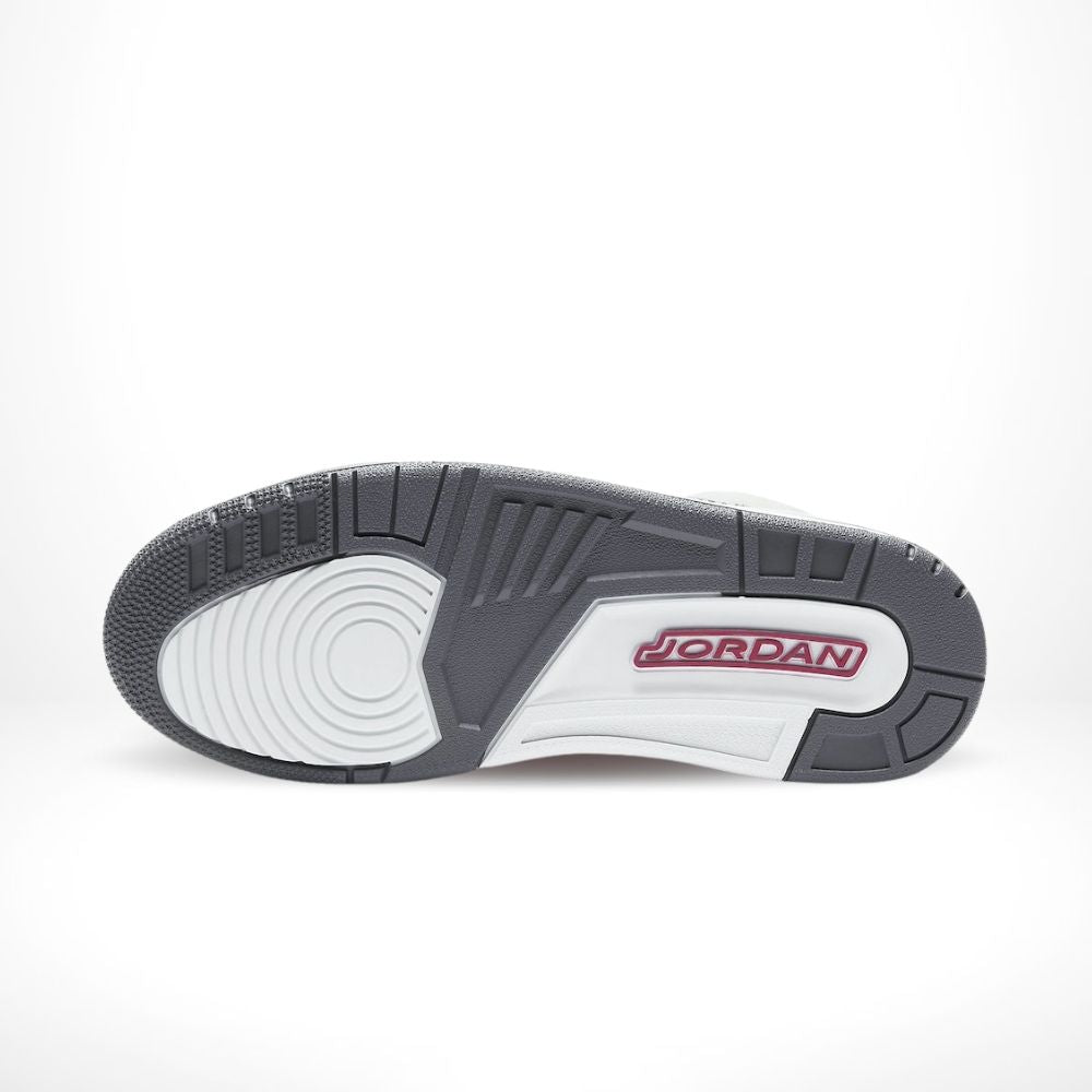 Bottom view of the Air Jordan 3