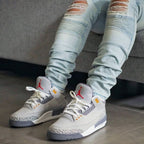 On-foot of the Air Jordan 3