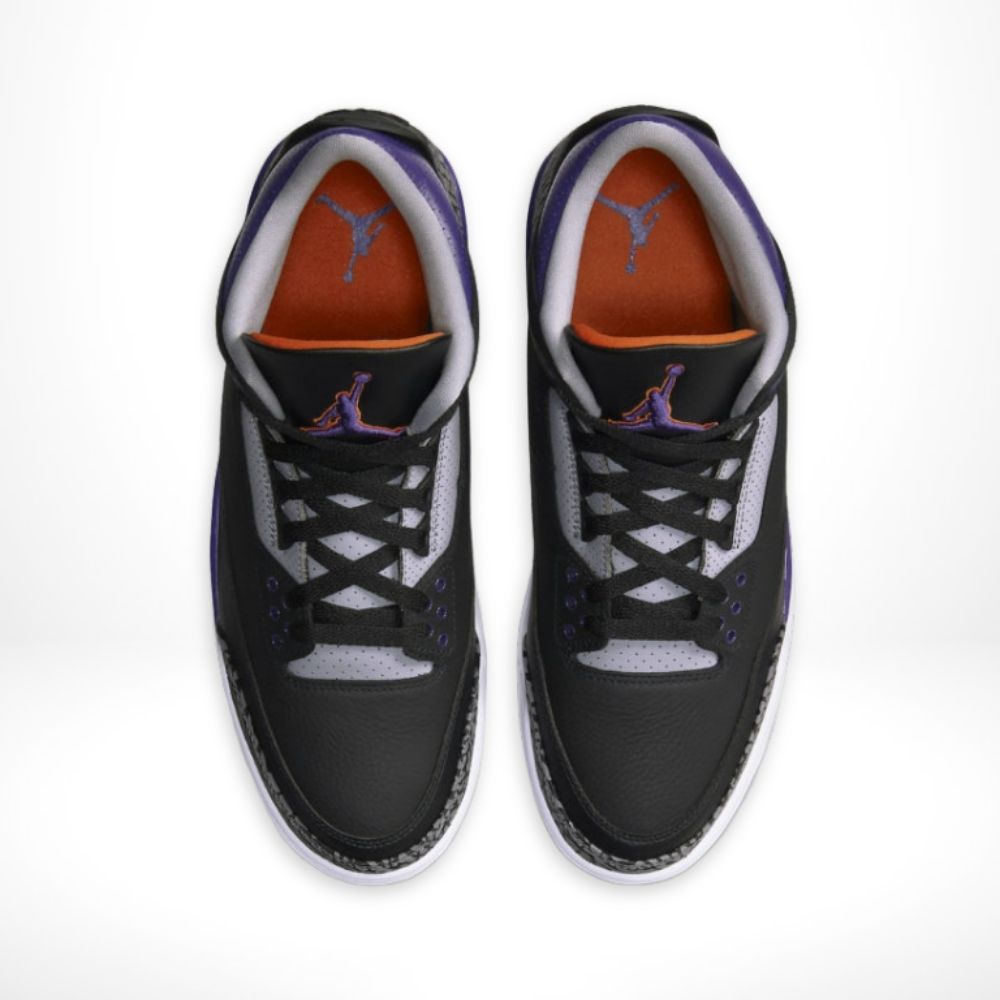 Top view of Air Jordan 3
