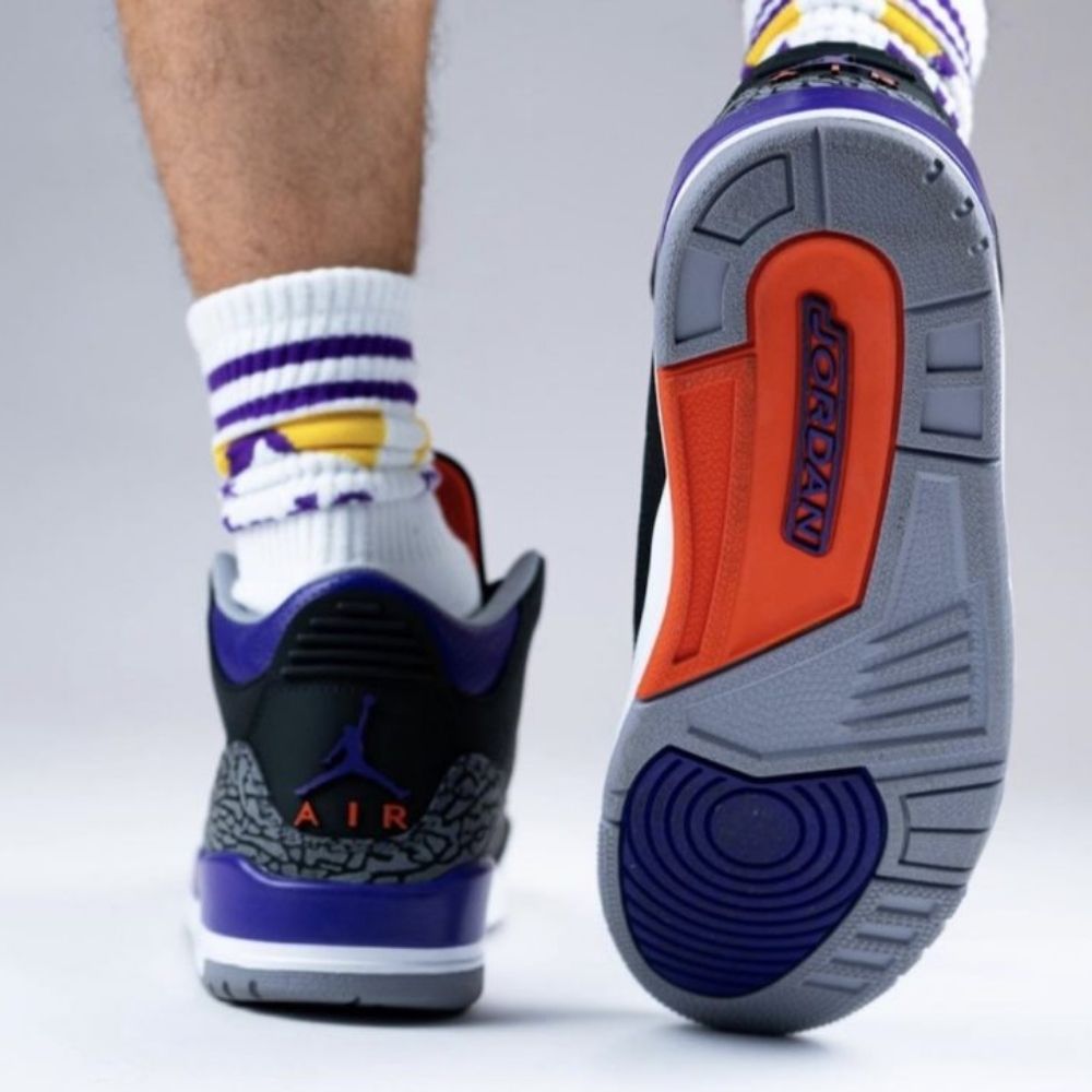 Real lifestyle image of Air Jordan 3