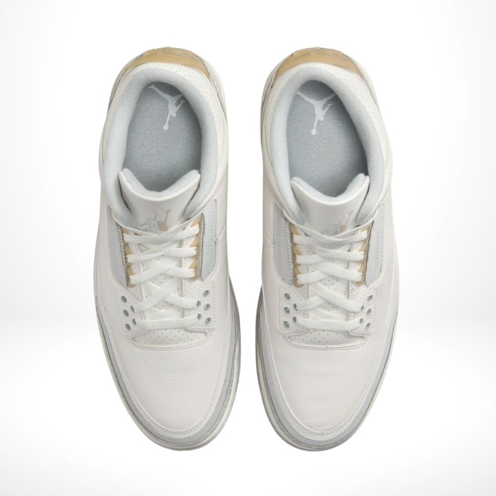 Top-down view of the Air Jordan 3