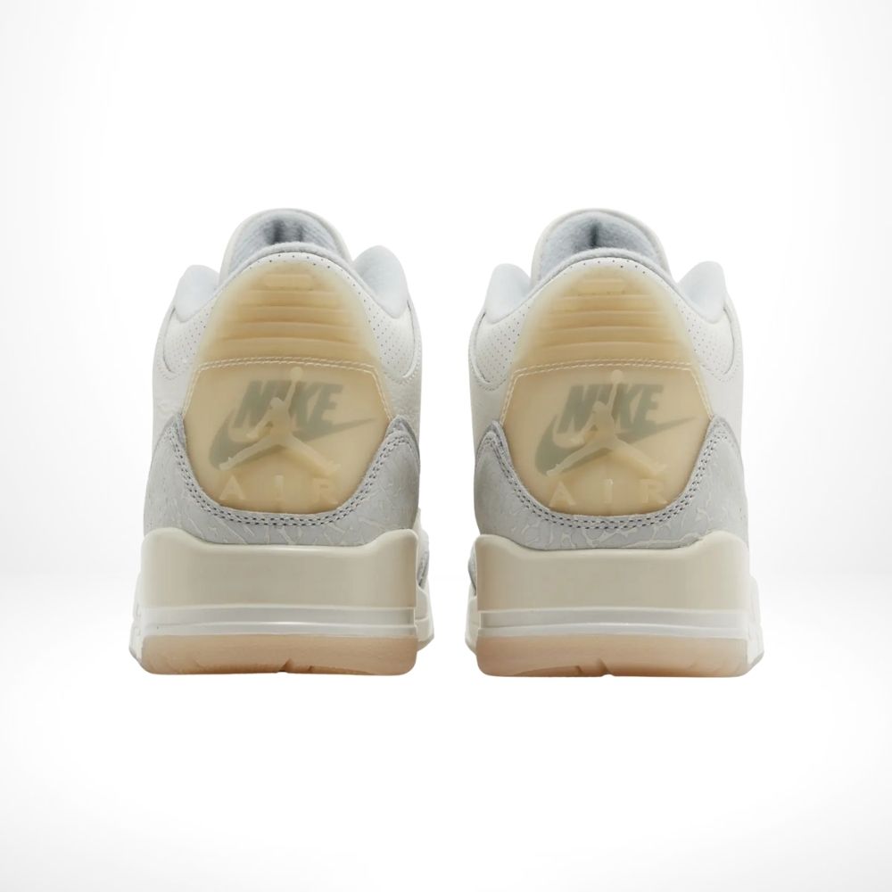 Rear view of the Air Jordan 3