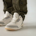 On-foot of the Air Jordan 3