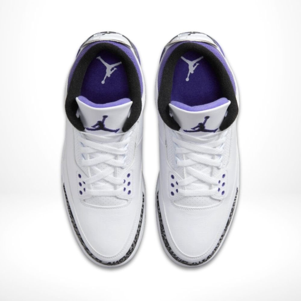 Top view of Air Jordan 3