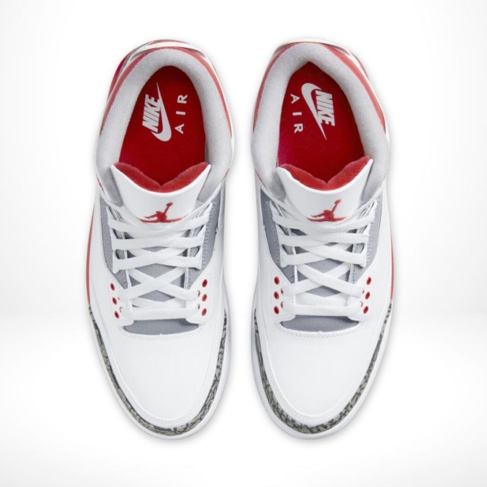 Top view of Air Jordan 3