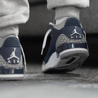 Real lifestyle image of Air Jordan 3