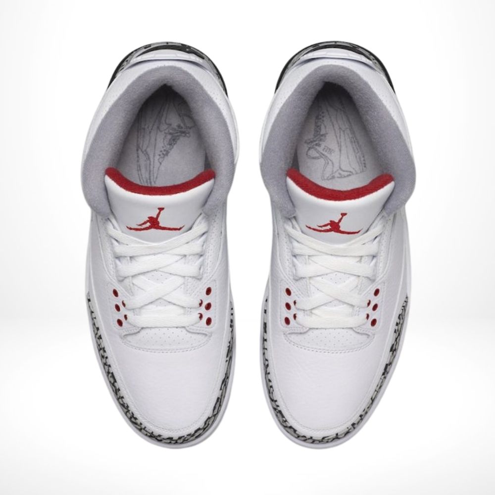 Top view of Air Jordan 3