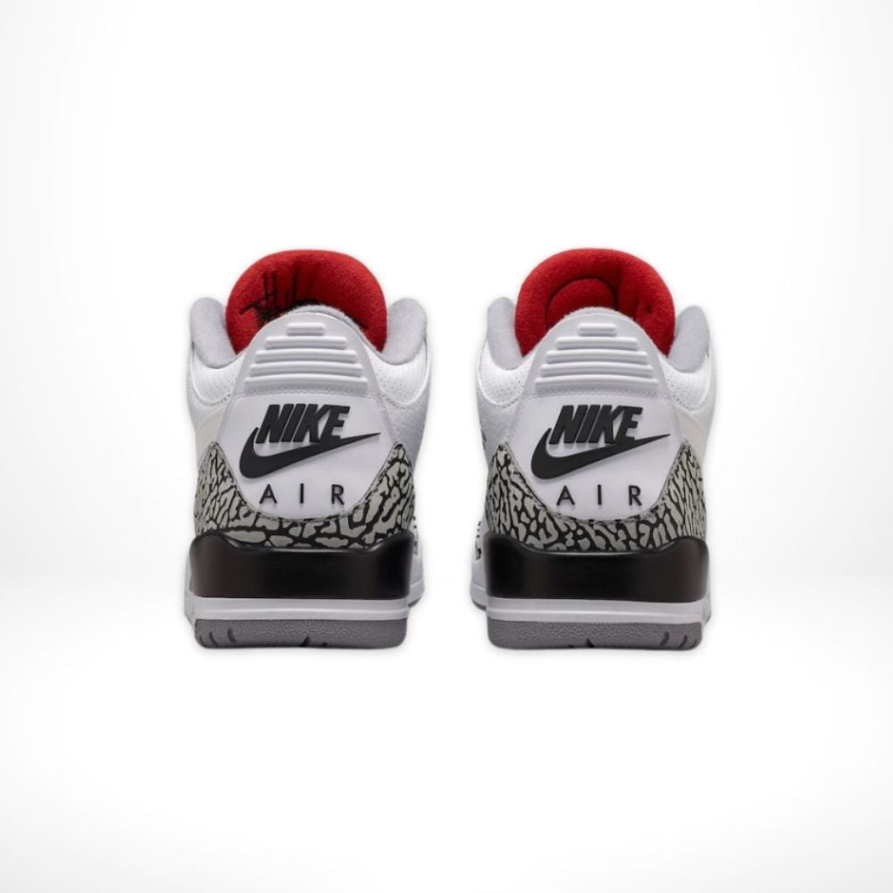 Rear view of Air Jordan 3