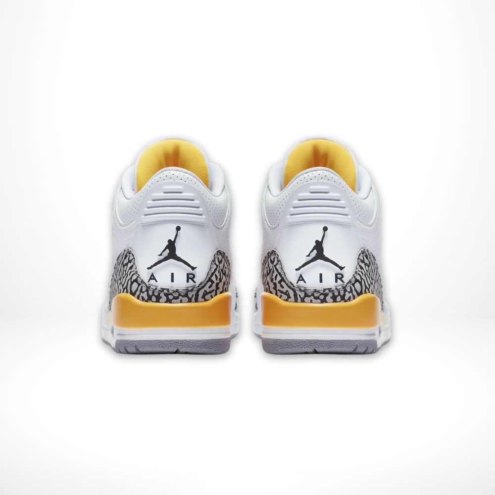 Rear view of Air Jordan 3
