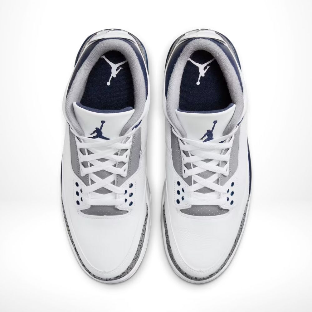 Top view of Air Jordan 3