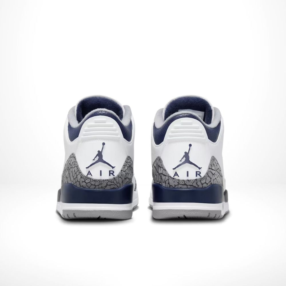 Rear view of Air Jordan 3