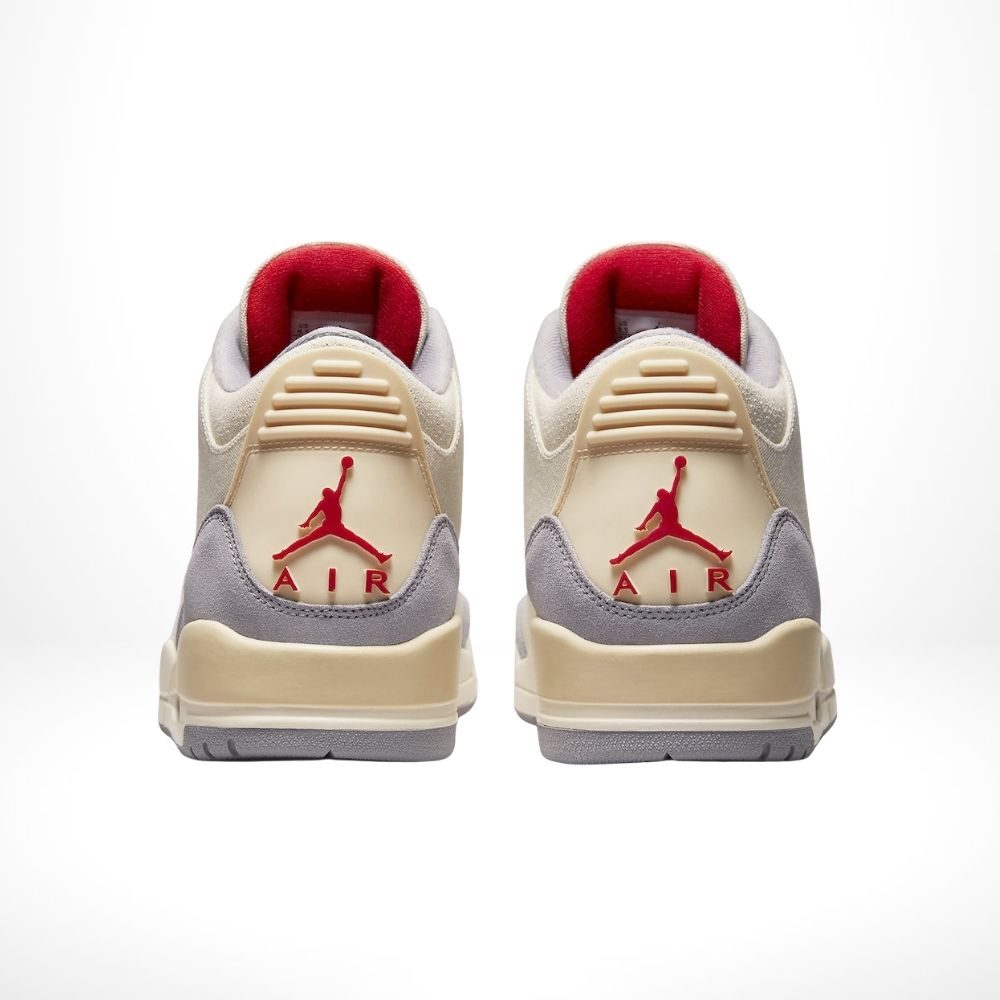 Rear view of the Air Jordan 3