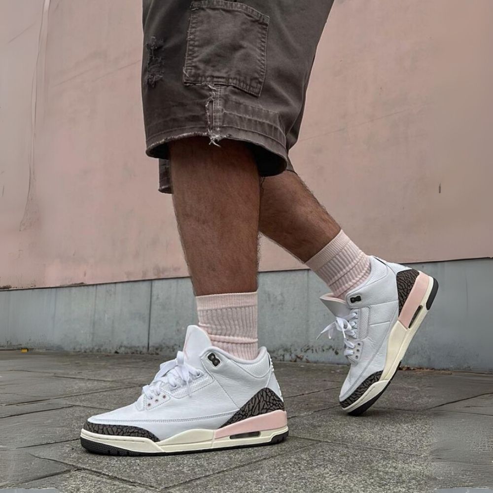On-foot of the Air Jordan 3