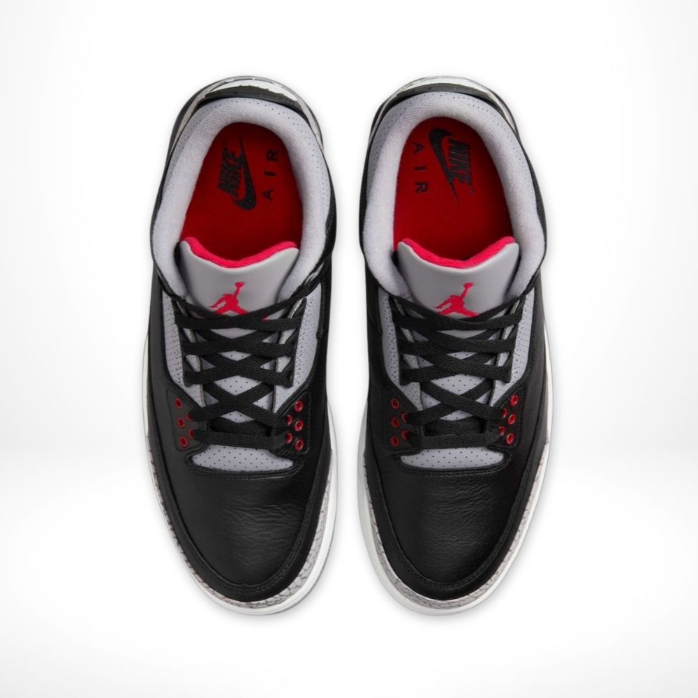 Top view of Air Jordan 3