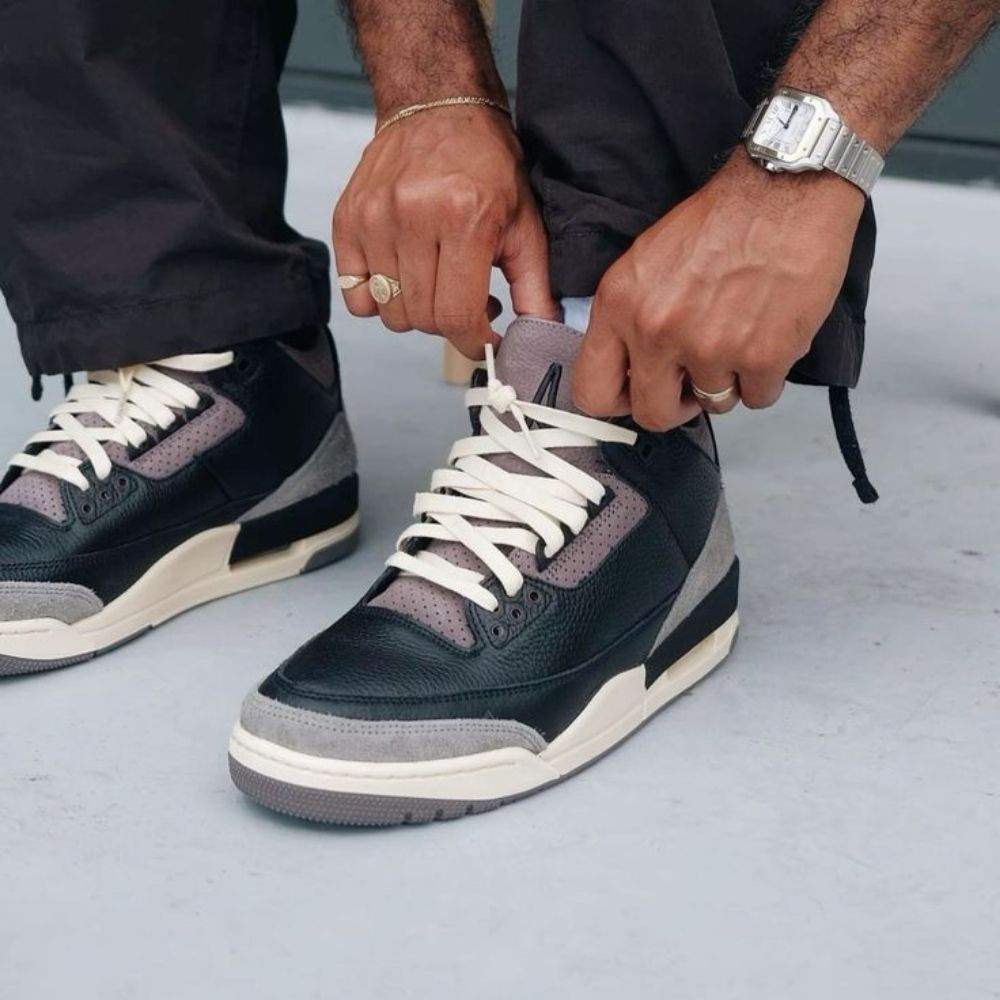 Real lifestyle image of Air Jordan 3