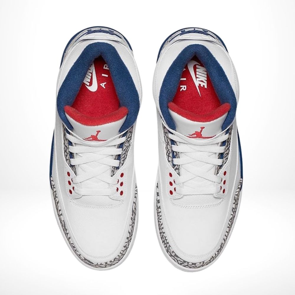 Top view of Air Jordan 3
