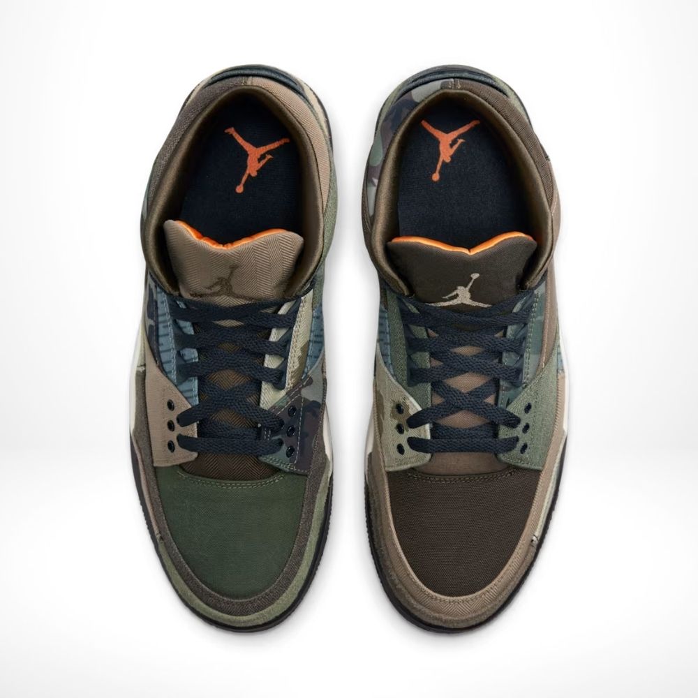 Top-down view of the Air Jordan 3