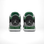 Rear view of Air Jordan 3