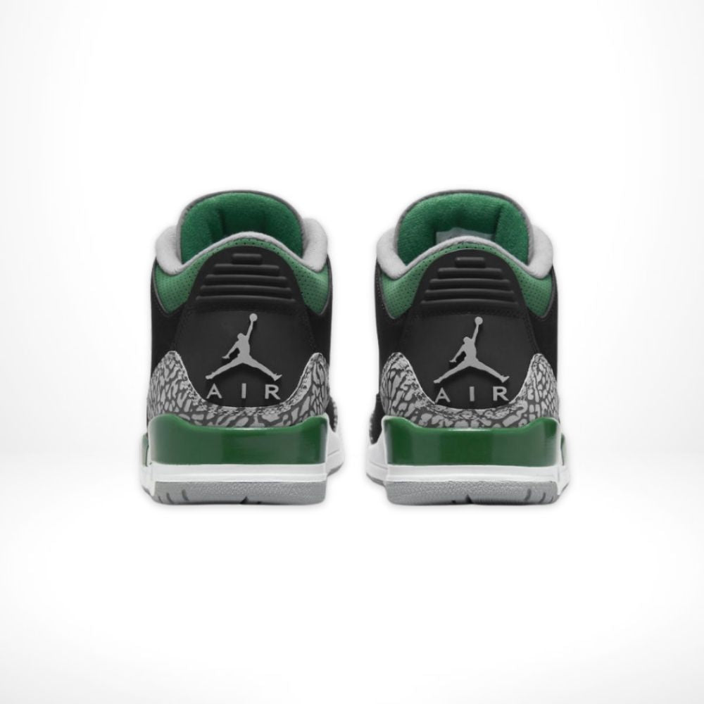 Rear view of Air Jordan 3