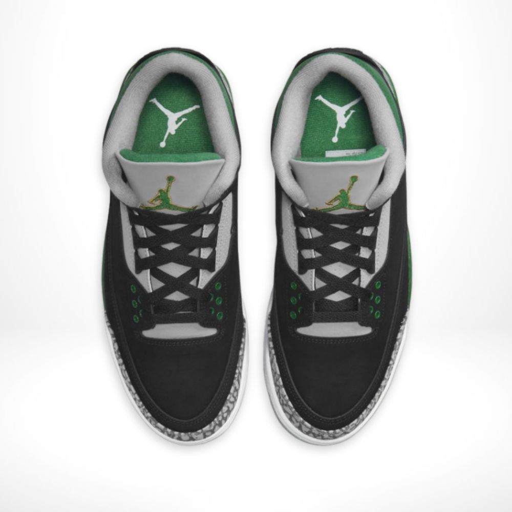 Top view of Air Jordan 3