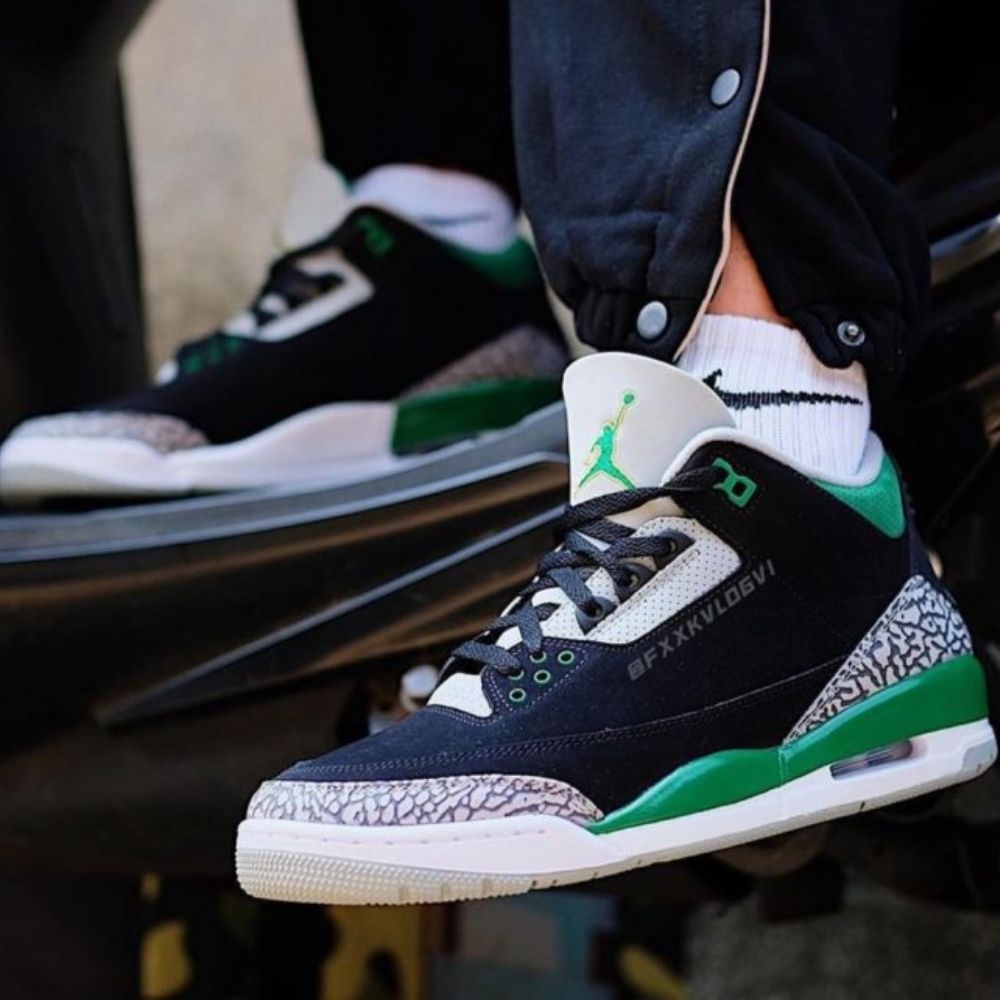 Real lifestyle image of Air Jordan 3
