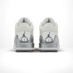 Rear view of the Air Jordan 3