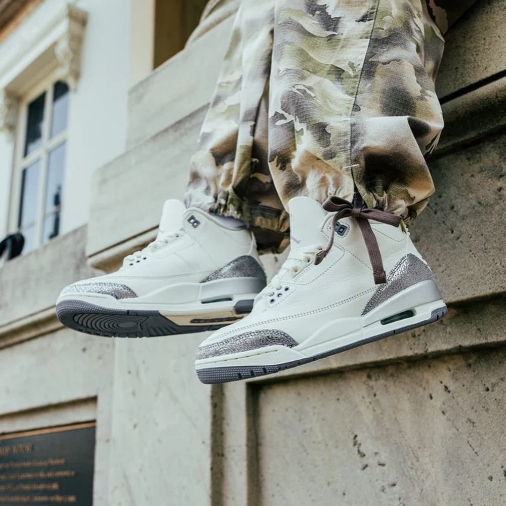 On-foot of the Air Jordan 3
