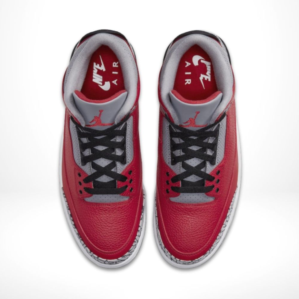 Top view of Air Jordan 3