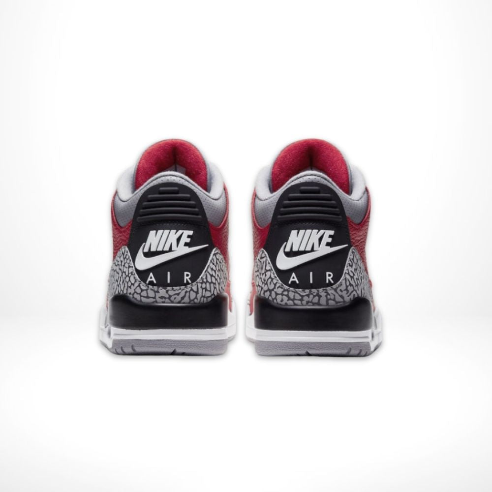Rear view of Air Jordan 3