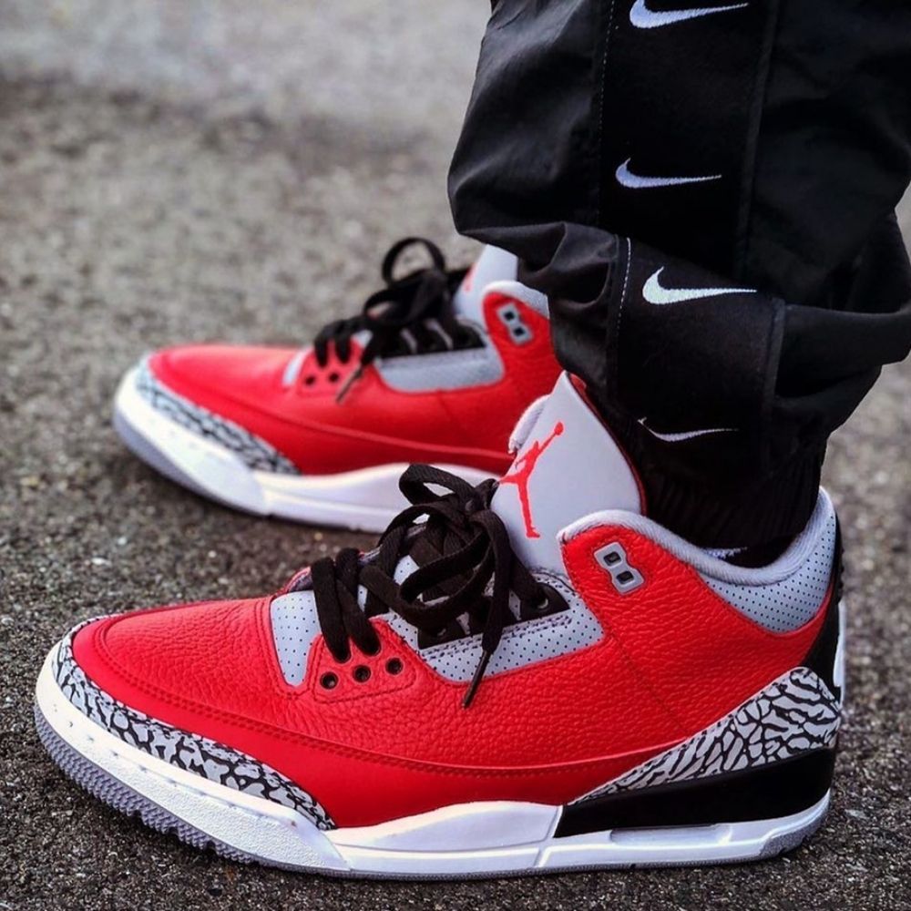 Real lifestyle image of Air Jordan 3