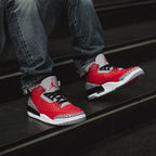 Real lifestyle image of Air Jordan 3
