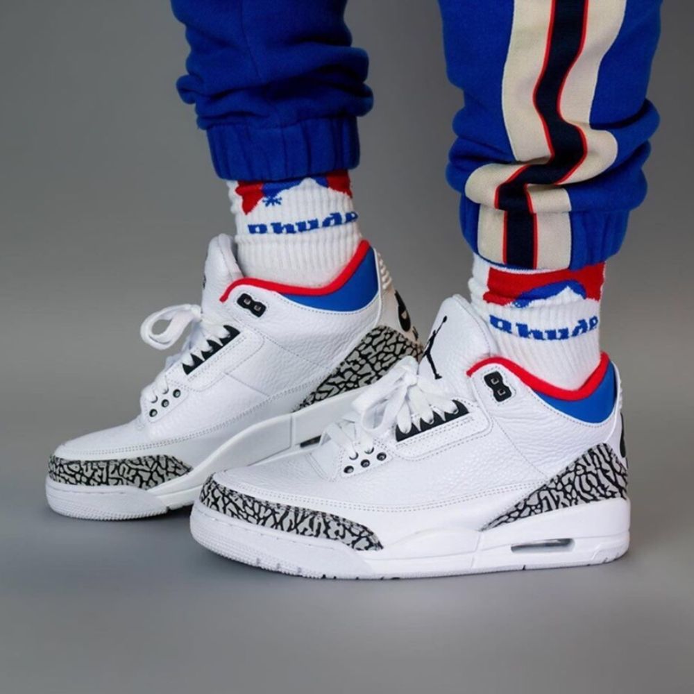 Real lifestyle image of Air Jordan 3